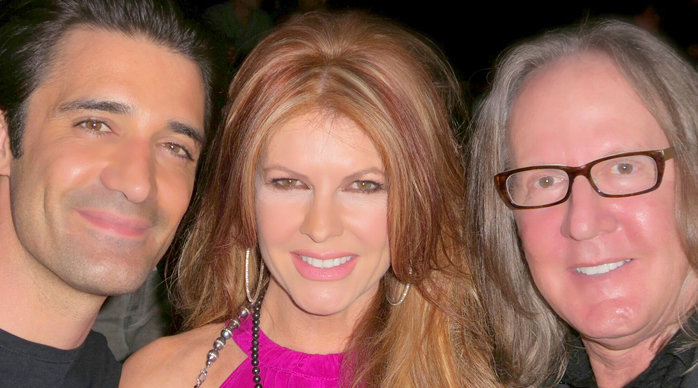 Kimberly and Brad Friedmutter with Gilles Marini at the OK! magazine pre-Oscar party in LA