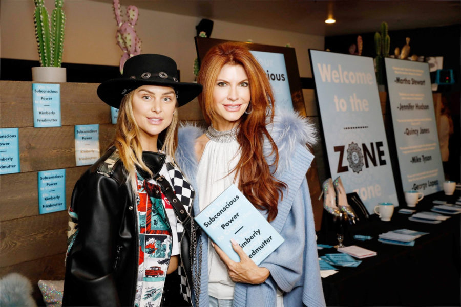 Kimberly Friedmutter with Lala Kent of Vanderpump Rules in the EcoLuxe Lounge in Park City, Utah